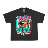 Pigment Black Pour Some Sugar On Me Urban Heavy Tee - JahusDesignShop