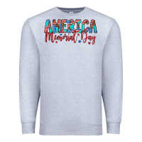 Heather Grey america memorial day Premium Sweatshirt - Artiststas
