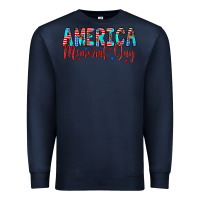 Navy america memorial day Premium Sweatshirt - Artiststas