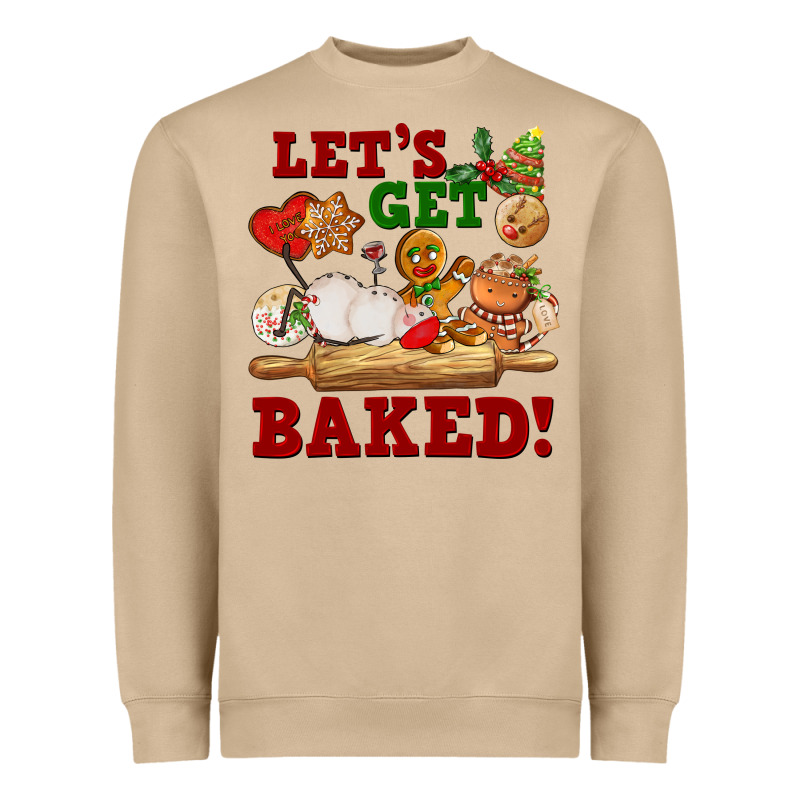 Let's Get Baked Heavyweight Sweatshirt by FaDigitalArtStudio | Teevron