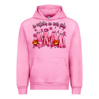 Fuchsia Pink in october we wear pink ghosts Urban Hoodie - AdoDesignShop