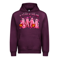 Mauve Wine in october we wear pink ghosts Urban Hoodie - AdoDesignShop