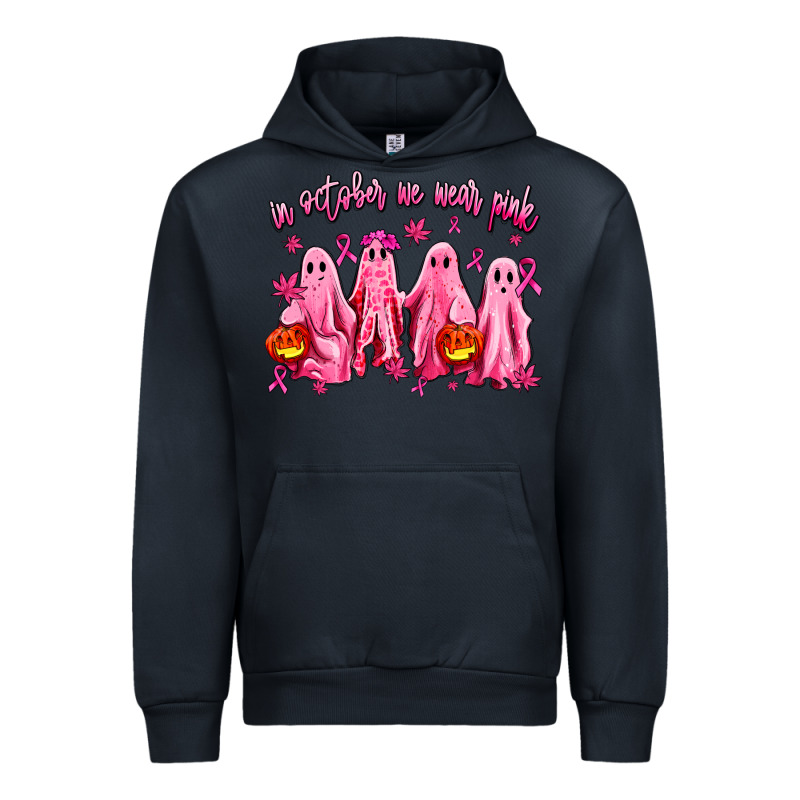 In October We Wear Pink Ghosts Urban Hoodie by AdoDesignShop | Teevron