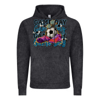 Vintage Black Game day soccer Vintage Hoodie - HowdyJamesFarm