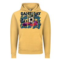 Vintage Mustard Game day soccer Vintage Hoodie - HowdyJamesFarm