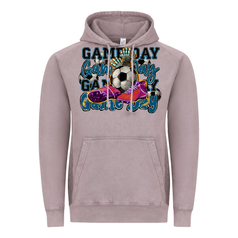 Game Day Soccer Vintage Hoodie by HowdyJamesFarm | Teevron