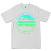Dove Grey Bvi Tortola British Caribbean Island Souvenir Premium Tee - minhPixels