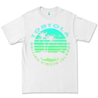 White Bvi Tortola British Caribbean Island Souvenir Premium Tee - minhPixels