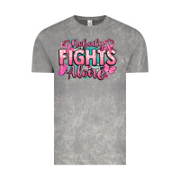 Cloud Rock Nobody fights alone Cancer Awareness Vintage Tee - HowdyJamesFarm