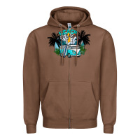 Chestnut beach please Zipper Hoodie - CowhideDigitalArt