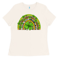 Bone western st patricks rainbow Ladies Tee - Jasminsmagicworld