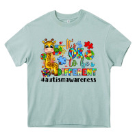 Arona it s ok to be different giraffe Heavy Core Tee - LillyAllenDesigns