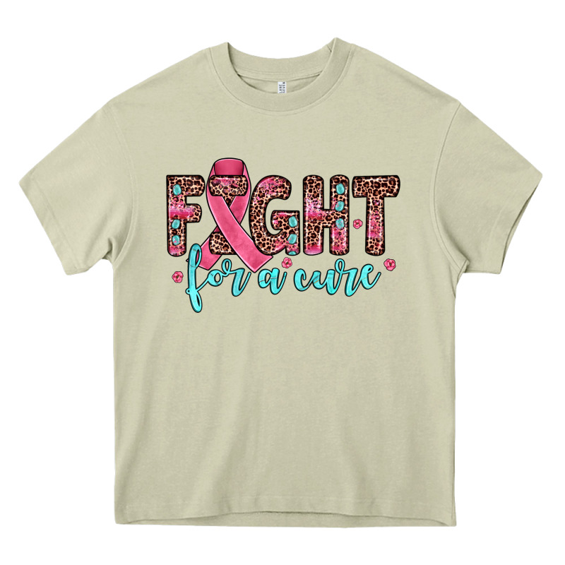 Fight For A Cure Heavy Core Tee by JahusDesignShop | Teevron