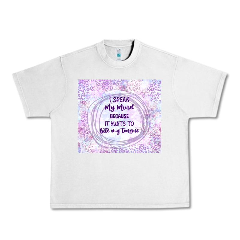It Hurts To Bite My Tongue Urban Heavy Tee by TumblerDesignByShophia | Teevron