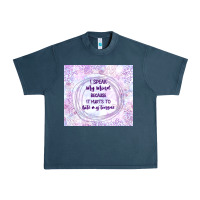 Midnight Navy it hurts to bite my tongue Urban Heavy Tee - TumblerDesignByShophia