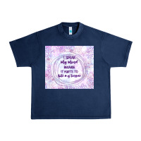 Navy it hurts to bite my tongue Urban Heavy Tee - TumblerDesignByShophia