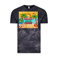 Cloud Black life is better with at the beach Vintage Tee - TumblerDesignByShophia