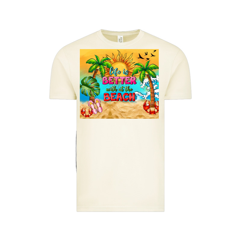 Life Is Better With At The Beach Vintage Tee by TumblerDesignByShophia | Teevron