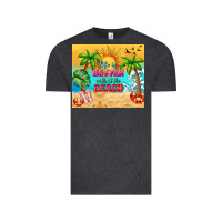 Vintage Black life is better with at the beach Vintage Tee - TumblerDesignByShophia