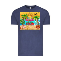 Vintage Denim life is better with at the beach Vintage Tee - TumblerDesignByShophia