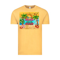 Vintage Mustard life is better with at the beach Vintage Tee - TumblerDesignByShophia