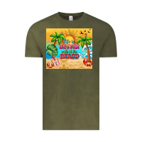 Vintage Olive life is better with at the beach Vintage Tee - TumblerDesignByShophia