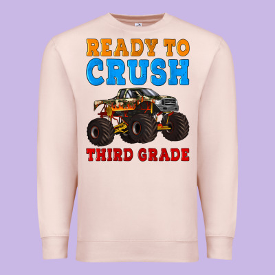 Ready To Crush Third Grade Premium Sweatshirt Designed By Artiststas