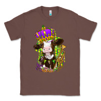 Chestnut Mardi Gras cow Classic Tee - NancyCooperArtShop