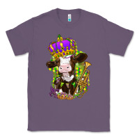 Lavender Mardi Gras cow Classic Tee - NancyCooperArtShop