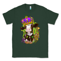 Sports Green Mardi Gras cow Classic Tee - NancyCooperArtShop