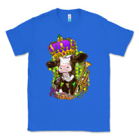 True Royal Mardi Gras cow Classic Tee - NancyCooperArtShop