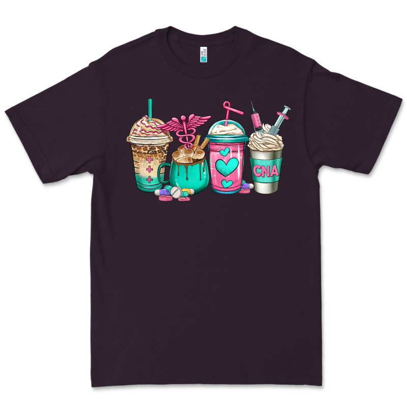 Cna Nurse Coffee Cups Premium Tee by Jasminsmagicworld | Teevron