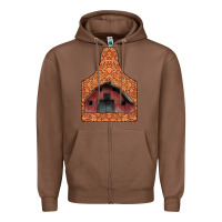 Chestnut Barn Earning Zipper Hoodie - CowhideDigitalArt