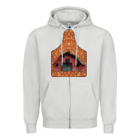 Dove Grey Barn Earning Zipper Hoodie - CowhideDigitalArt