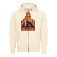Sandshell Barn Earning Zipper Hoodie - CowhideDigitalArt