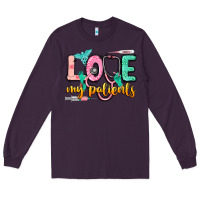 Plum Love my patients Long Sleeve Tee - CowGirlArtShop