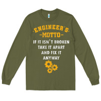 Army Green engineer engineering mechanical profession electrical gift Long Sleeve Tee - minhPixels
