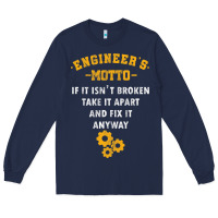 Navy engineer engineering mechanical profession electrical gift Long Sleeve Tee - minhPixels