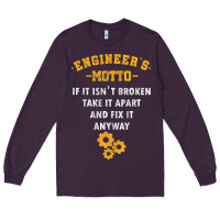 Plum engineer engineering mechanical profession electrical gift Long Sleeve Tee - minhPixels