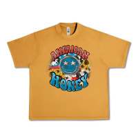 Peanut Butter American honey smiley Urban Heavy Tee - HowdyJamesFarm