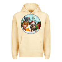 Pina Colada Christmas Pig With Chicken Premium Hoodie - FaDigitalArtStudio