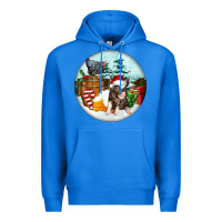 True Royal Christmas Pig With Chicken Premium Hoodie - FaDigitalArtStudio
