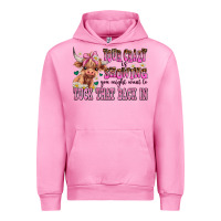 Fuchsia Pink your crazy is showing you might want to tuck that Urban Hoodie - AdoDesignShop