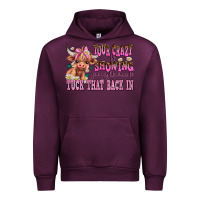 Mauve Wine your crazy is showing you might want to tuck that Urban Hoodie - AdoDesignShop