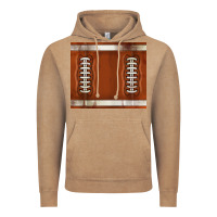 Vintage Coffee distressed american football pattern Vintage Hoodie - TumblerDesignByShophia