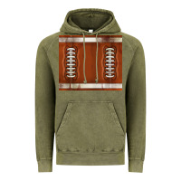 Vintage Olive distressed american football pattern Vintage Hoodie - TumblerDesignByShophia