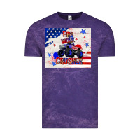 Cloud Purple firework crusher 4th of july Vintage Tee - TumblerDesignByShophia