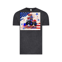 Vintage Black firework crusher 4th of july Vintage Tee - TumblerDesignByShophia