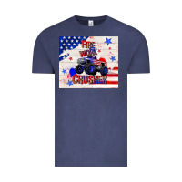 Vintage Denim firework crusher 4th of july Vintage Tee - TumblerDesignByShophia
