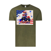 Vintage Olive firework crusher 4th of july Vintage Tee - TumblerDesignByShophia